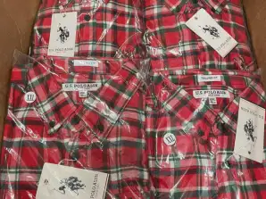 Varastossa miesten paitoja merkiltä U.S. POLO ASSN. Sekoita malleja Sekoita värejä