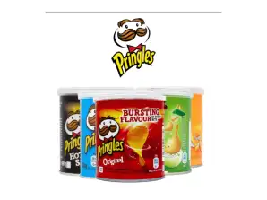 Pringles 40g Original, Hot Spicy, Sour Cream und Sweet Paprika
