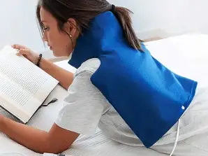 Elektryczna poduszka grzewcza - pomaga złagodzić dyskomfort związany z bólem szyi i pleców: Poduszka grzewcza z 3 poziomami ciepła