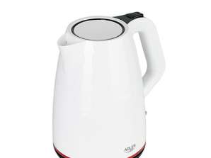 Plastic kettle 1 7 L AD 1277 white