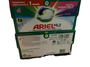 Ariel Color Capsules για 33 πλύσεις - Απορρυπαντικό πλυντηρίου χονδρικής