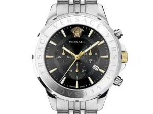 Nieuwe VERSACE Signature Chrono VEV601523 luxe horloges!