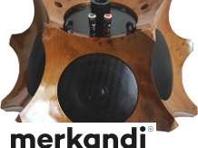 Omnidirektionaler Star10-Lautsprecher für den Einzelhandel - High Fidelity mit Holzoberfläche