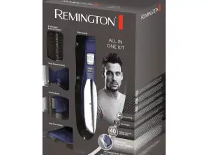 Remington PG6045 Alt i ett grooming kit Avansert titanledning / trådløs USB-blå