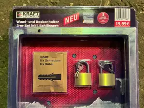 Kraft Tools Lockable Wall and Ceiling Brackets - Set of 2, 2790 pcs. A-WARE