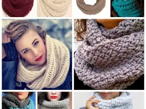 Venda por atacado marca lenços de pescoço de lã - conjunto variado de acessórios de inverno