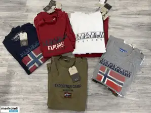 Neue Napapijri Herren T-Shirts in verschiedenen Farben und Größen - Modellmix