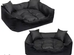 ECCO Dog Bed Playpen 100x75 cm Waterproof Black