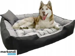 ECCO postelja za pse Playpen 130x105 cm Vodoodporna siva