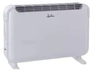 JATA C214 konvektorvarmer 2000W: øjeblikkelig varme, termostatstyring og tredobbelt effektindstillinger