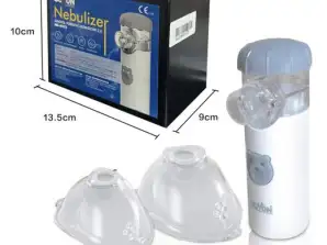 Schön Aerosol Ultrasonico Silenzioso Portatile per Bambini e Adulti - Inalatore Nebulizzatore per Aerosolterapia Ricaricabile USB