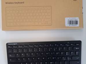 Compact Wireless Keyboards Without Numpad for Efficient Workspaces - Ideal for Tech Retailers