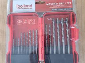 Premium Masonry Drill Bit Set for Stone & Concrete Drilling - Essential Tool Collection