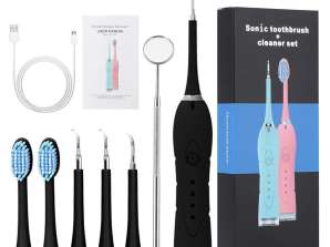 Electric teeth whitening cleaning kit for removing dental calculus, tartar stains IP67