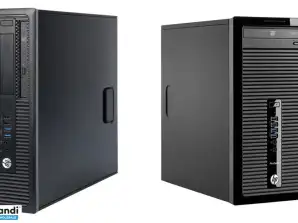 25 atnaujintų B kategorijos HP stalinių kompiuterių pakuotė