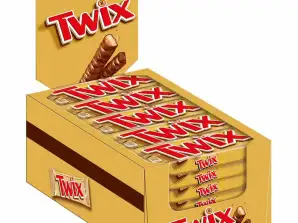 Twix Single 25x50gr Chocolate Bars EAN Barcode 5000159459228 Made in The Netherlands