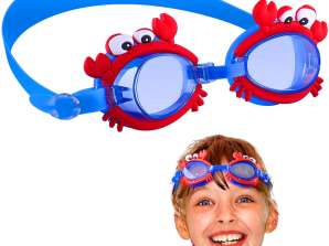 Очила за плуване Очила за плуване Басейн АНТИ-МЪГЛА ЗА ДЕЦА Очила за плуване KRAB GO-CR1