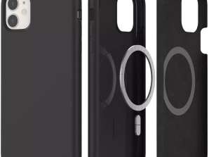 Teknisk beskyttelse silikon MagSafe for iPhone 11 svart