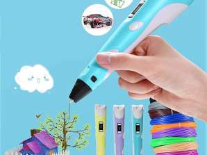 3D PROFESSIONAL PRINTING PEN WITH LED DISPLAY (SKU 433) stock in PL