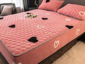Komfortabelt sengetøy VELVETLUX 140 x 200 hjerter