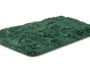 Plush rug SHAGGY 80x120 cm Antislip Green Soft