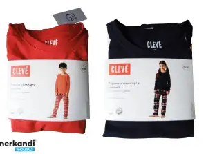 Pijama de invierno para niños Cleve 100% algodón