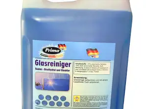 Prima Glass Cleaner 5.0 L for mirror and glass surfaces Window and glass cleaner Fragrances: Ocean/Apple/Rose