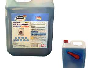 Detergente de alta resistencia Prima 5.0 L + vertedor libre Gel de lavado líquido universal + vertedor libre Fragancias: Universal, Lila, Rosa