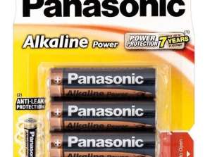 PANASONIC LR6 Alkaline Power AA 1.5V Alkaline Batterij Blister 4 stuks.