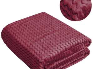 EMBOSSED ZIGZAG BLANKET 200x220 CM (KWZ200)