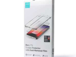 Joyroom iPhone 14 Pro Easy Fit Plein Écran Tempred Glass 9H avec support