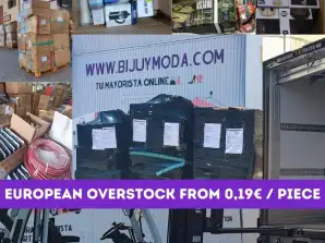 Overstock Truck met nieuwe producten uit Europa