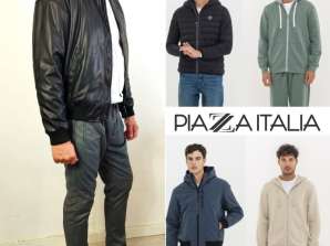 Vīriešu ziemas apģērbu komplekta vairumtirdzniecība - itāļu zīmols PIAZZA ITALIA