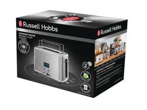 Verschönern Sie Ihre Küche mit dem RUSSELL HOBBS 24200-56 Compact Home Toaster - ideal für kleine Räume