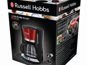 RUSSELL HOBBS 24031-56 Colours Plus Ekspres do kawy - czerwony