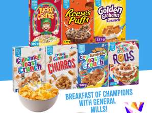 General Mills cereals - Seven classic favorite flavours available