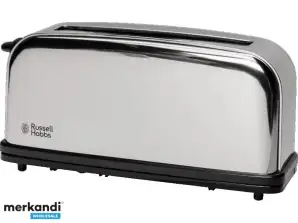 Russell Hobbs 23510-56 Victory Long Slot 2-Slice Toaster - Perfect for Bread & Bagels in Bulk Purchases