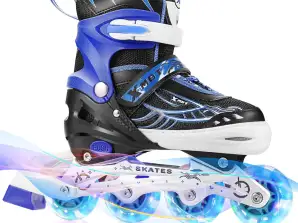 #990#: 1000 PCS Roller Skating Shoes Blue L