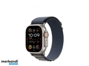 Apple Watch Ultra 2 Titanium 49mm GPS-cell. Alpin Loop Blå L MREQ3FD/A