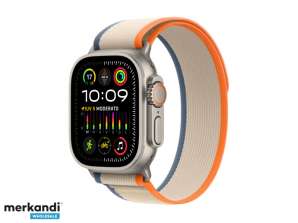 Apple Watch Ultra 2 Titanium Cellular 49mm Πορτοκαλί/Μπεζ Ίχνος M/L MRF23FD/A