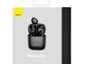 Baseus Hörlurar Bluetooth Bowie E8 BT 5.0 ENC TWS Svart EU NGTW050