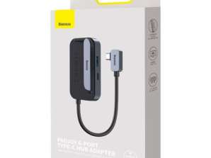 Baseus HUB for Smartphones and Tablets PadJoy 6 in 1  USB 3.0  HDMI 2.