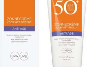 Crème solaire biodermique - Crème solaire anti-âge pour le visage - SPF 50 - 40ml
