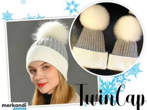 Voici TwinCap : des bonnets tricotés élégants pour vous et votre tout-petit !