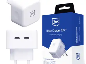 90° Universal Angled Wall Charger Accessories 3mk Hyper Charge