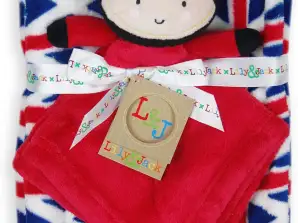 Lujosa manta para bebés inspirada en la icónica Guardia Real, ideal para tiendas boutique