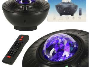 Projecteur d’étoiles veilleuse boule LED télécommande bluetooth