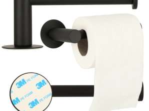 Loft schwarzer Toilettenpapierhalter