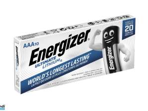Energizer Batteries Ultimate Lithium Micro (AAA) 10 vnt.