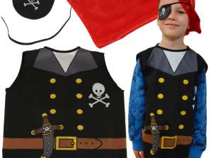 Κοστούμι Καρναβάλι Κοστούμι Μεταμφίεση Πειρατής Ναύτης 3 8 ετών